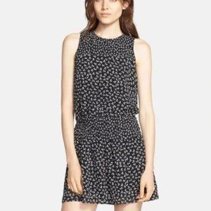 Joie Kieran Black Floral Dress